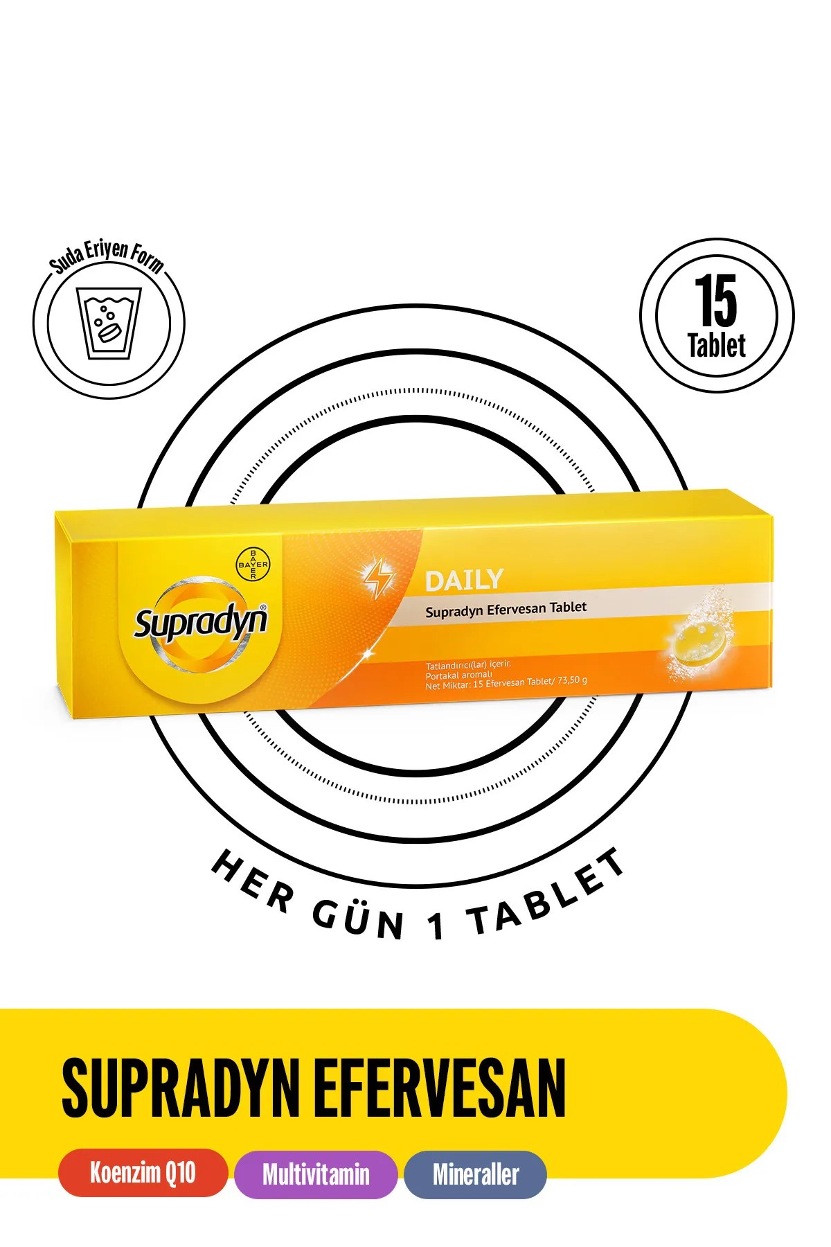 Supradyn  Efervesan 15 Tablet