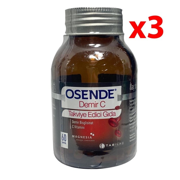 Osende Demir C 60 Kapsül 3 Adet