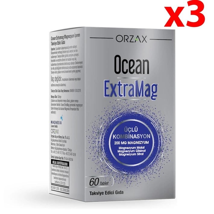 Ocean Extramag 60 Tablet 3 Adet