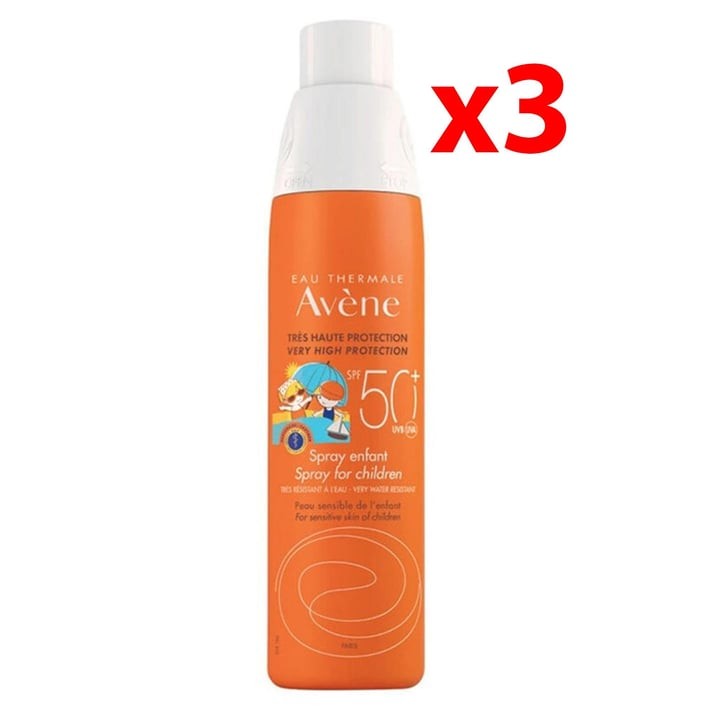 Avene Sun Care Spf 50+ Çocuklar İçin Sprey 200 ml 3 Adet