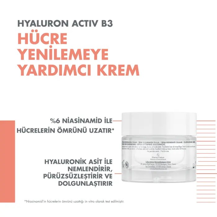 Avene Hyaluron Activ B3 Hücre Yenilemeye Yardımcı Krem 50 ml