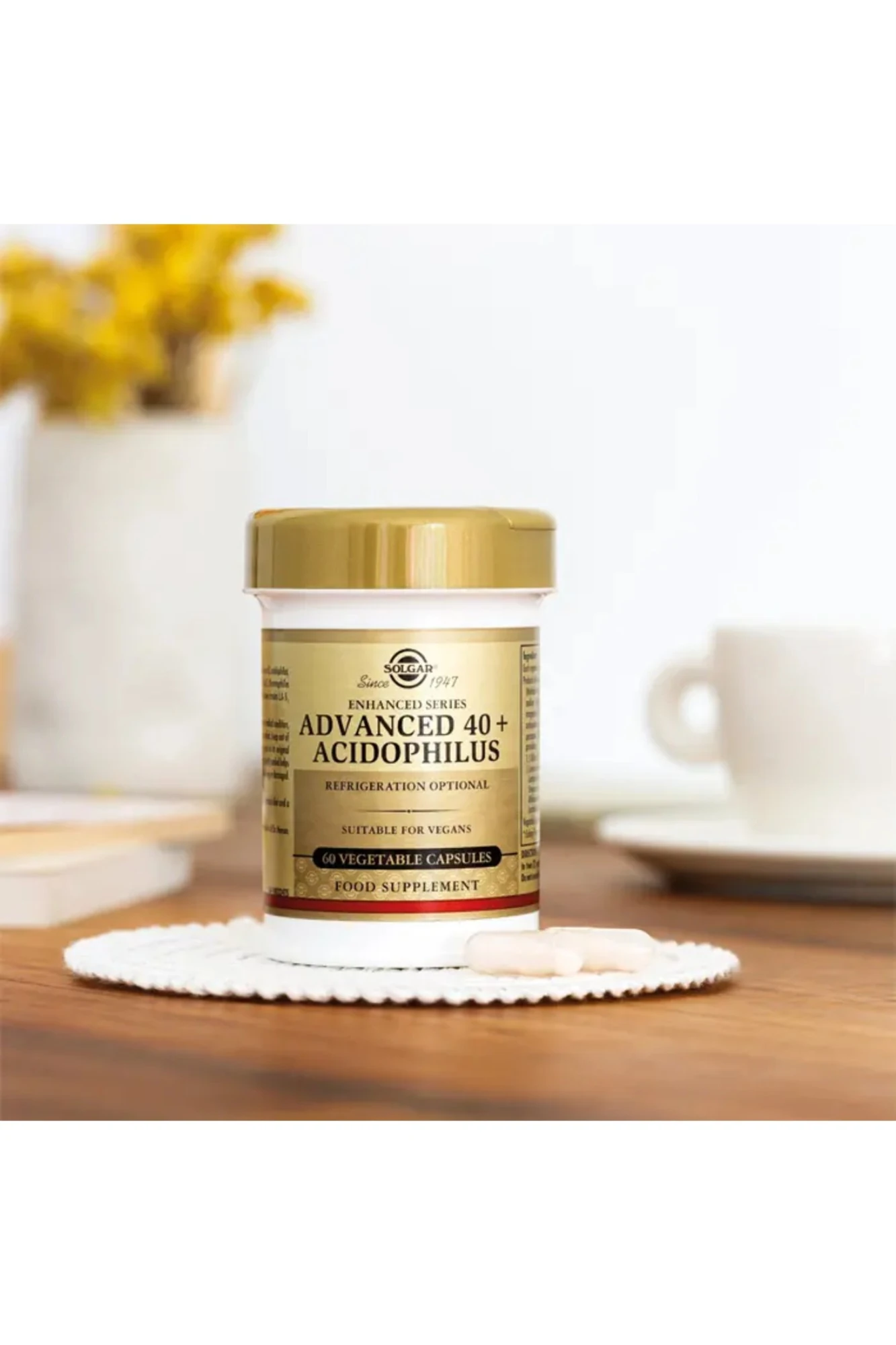 Solgar Advanced 40+ Acidophilus 60 Kapsül