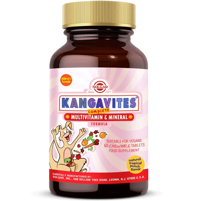 Solgar Kangavites Tropikal Meyve Aromalı 60 Tablet