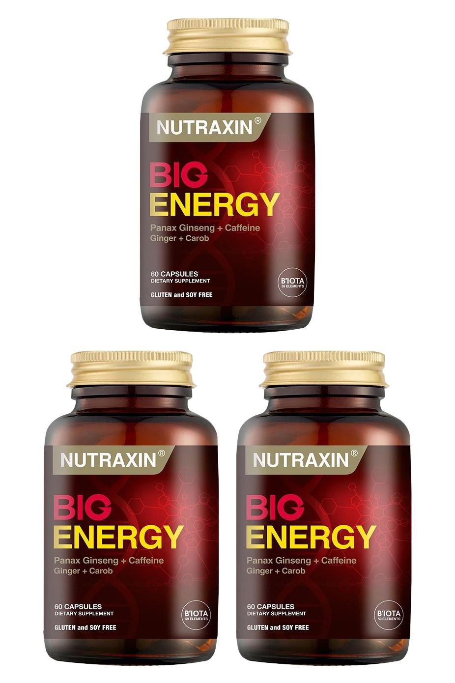 Nutraxin Big Energy 60 Kapsül 3 Adet