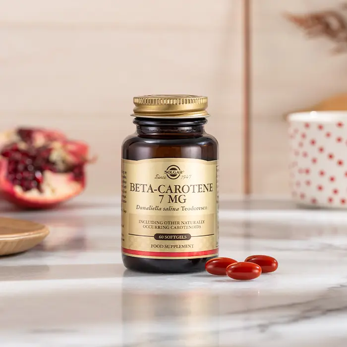 Solgar Beta Carotene 7 mg 60 Kapsül