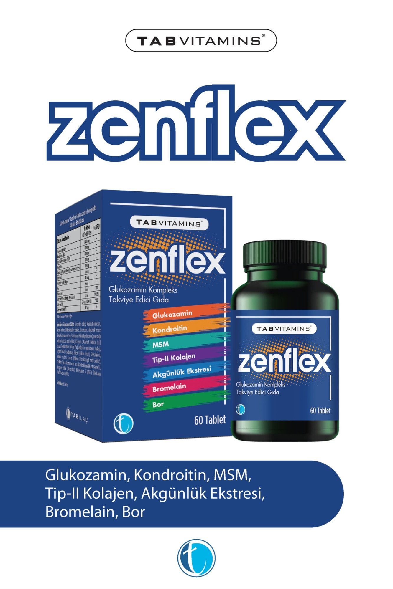 Tabvitamins Zenflex 60 Tablet
