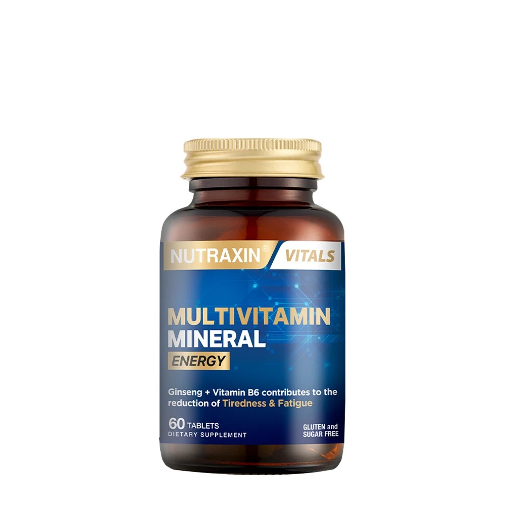 Nutraxin Multivitamin Mineral Energy Complex 60 Tablet