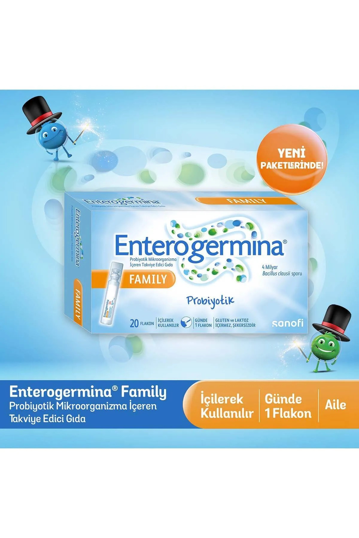 Enterogermina Family Probiyotik 20 Flakon