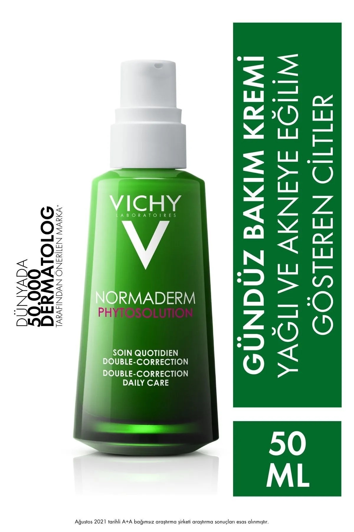 Vichy Normaderm Phytosolution Cilt Kusuru Kaşıtı Bakım Kremi, Yağlı ve Karma Ciltler 50 ml
