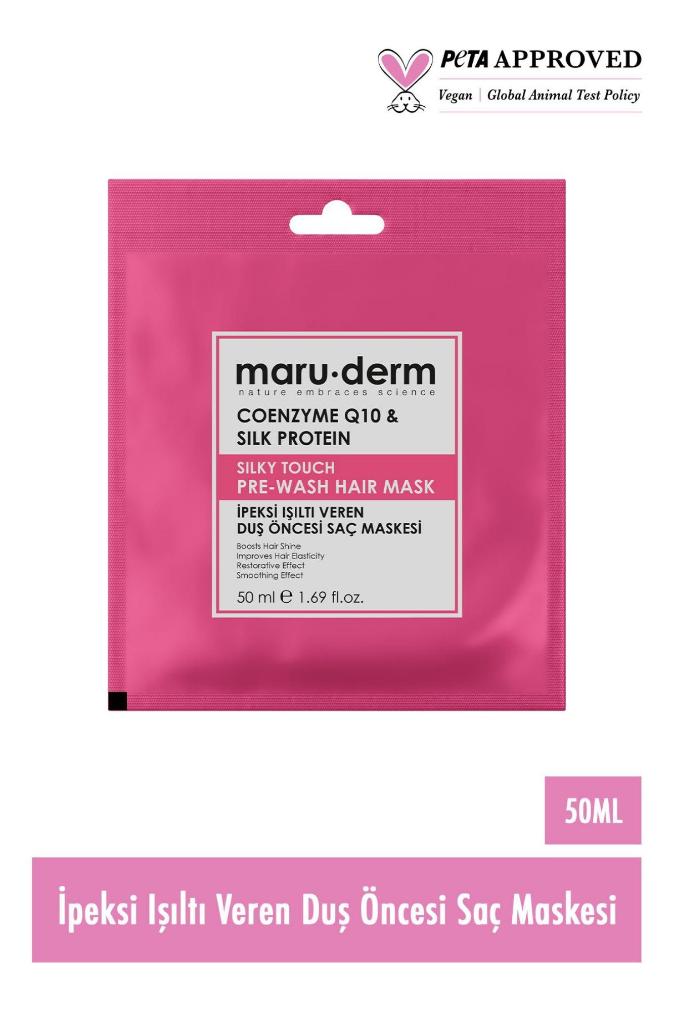 Maruderm Coenzyme Q10 Silk Protein Saç Maskesi 50 ml