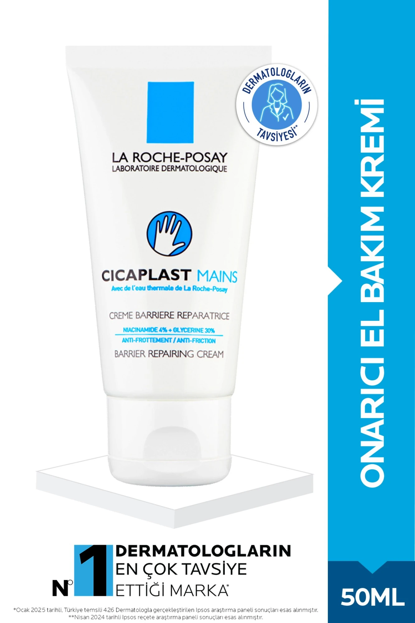 La Roche Posay Cicaplast Mains El Kremi 50 ml