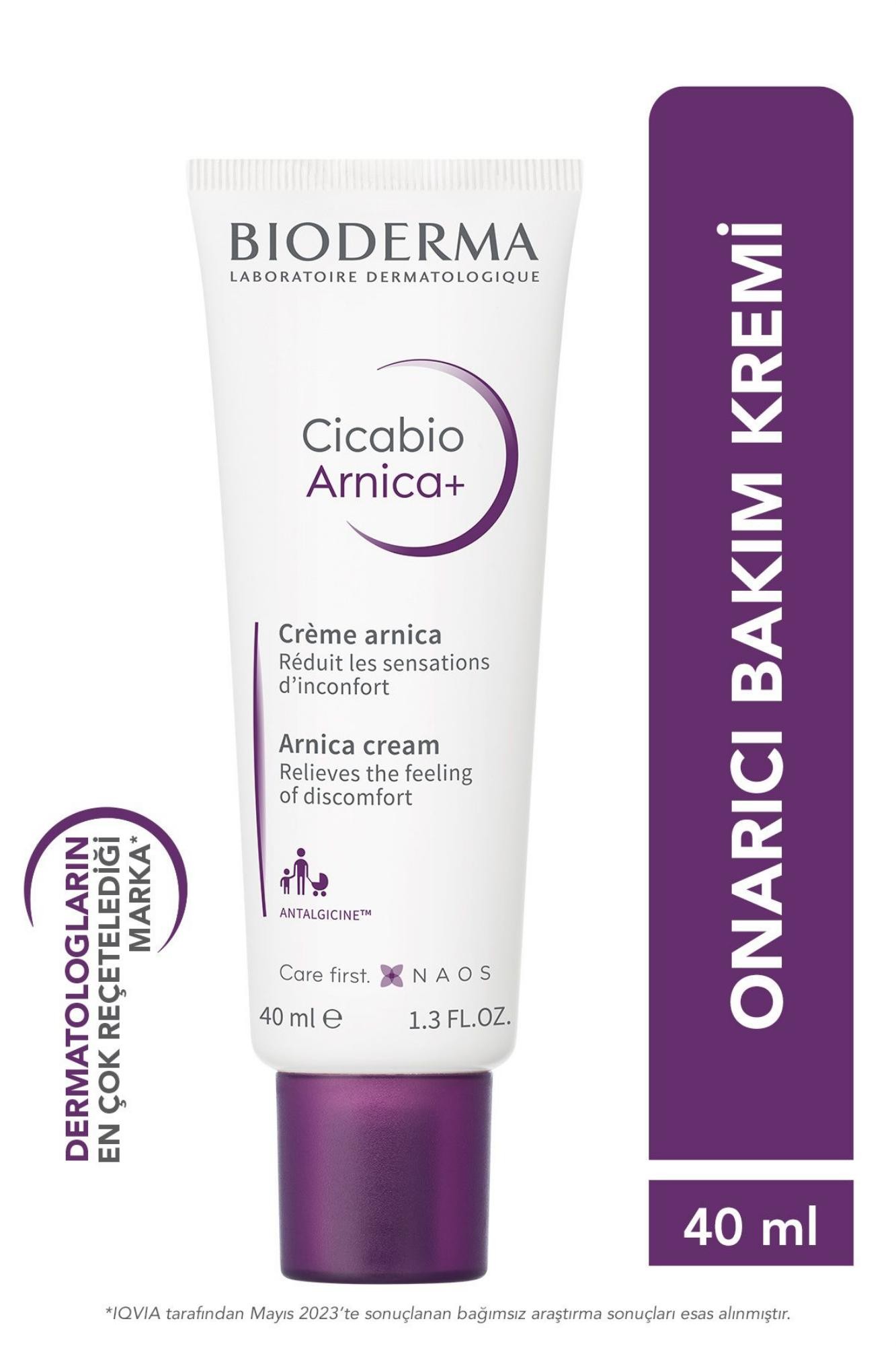 Bioderma Cicabio Arnica+ Bariyer Onarıcı Yüz, Vücut Bakım Kremi, Yetişkin, Çocuk 40 Ml