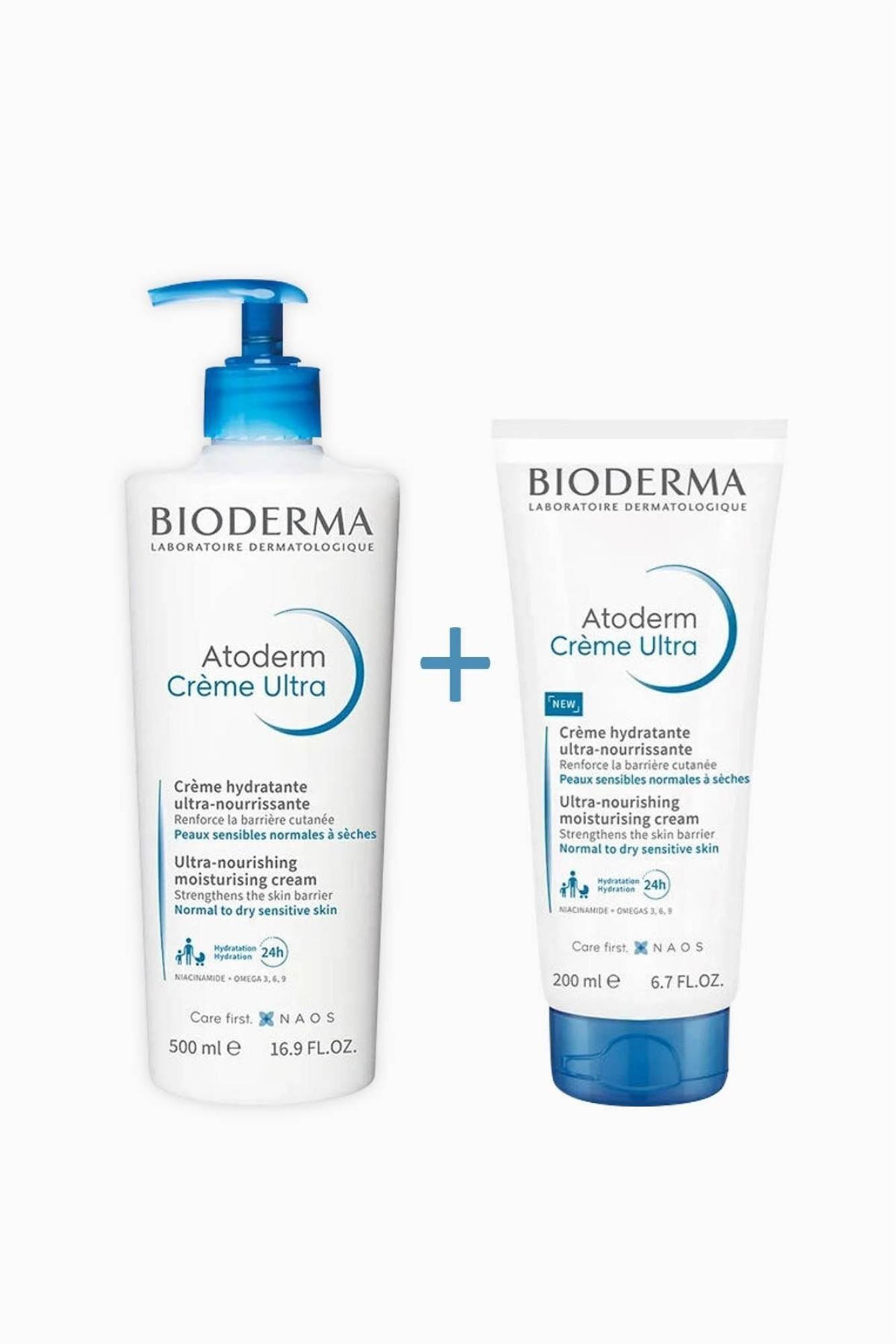 Bioderma Atoderm Creme Ultra 500ml + Bioderma Atoderm Creme Ultra 200 ml