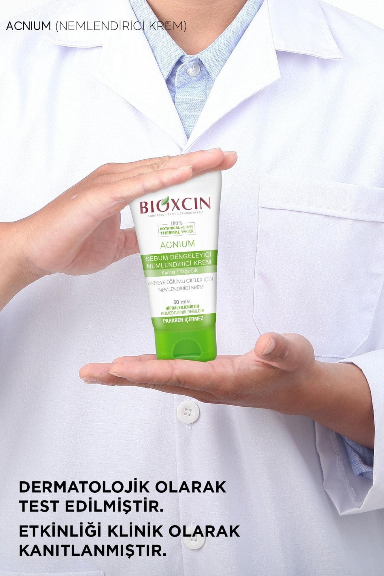 Bioxcin Acnium Dengeleyici Nemlendirci Krem 50 ml