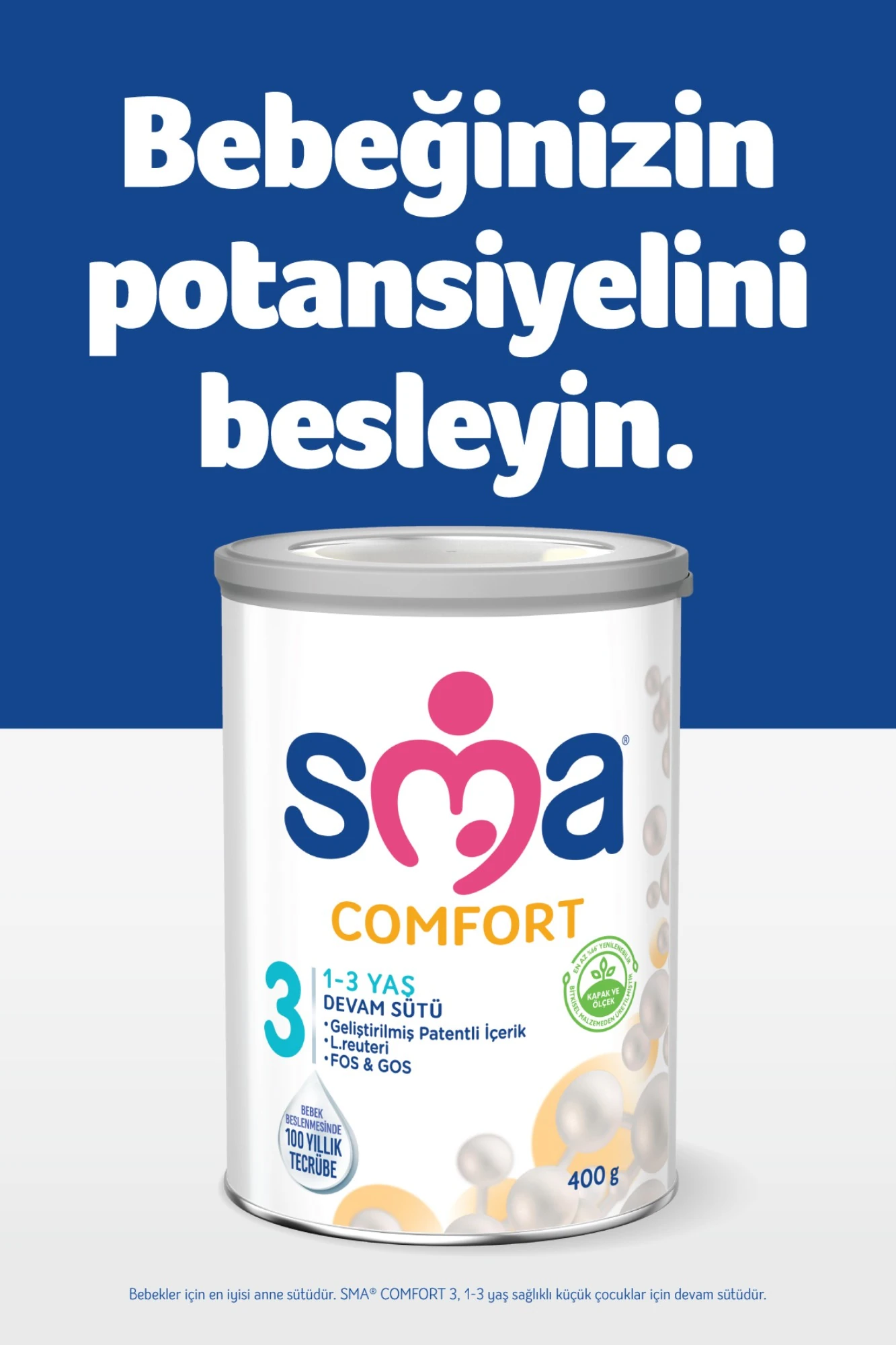 SMA Comfort 3 Bebek Sütü 400 gr