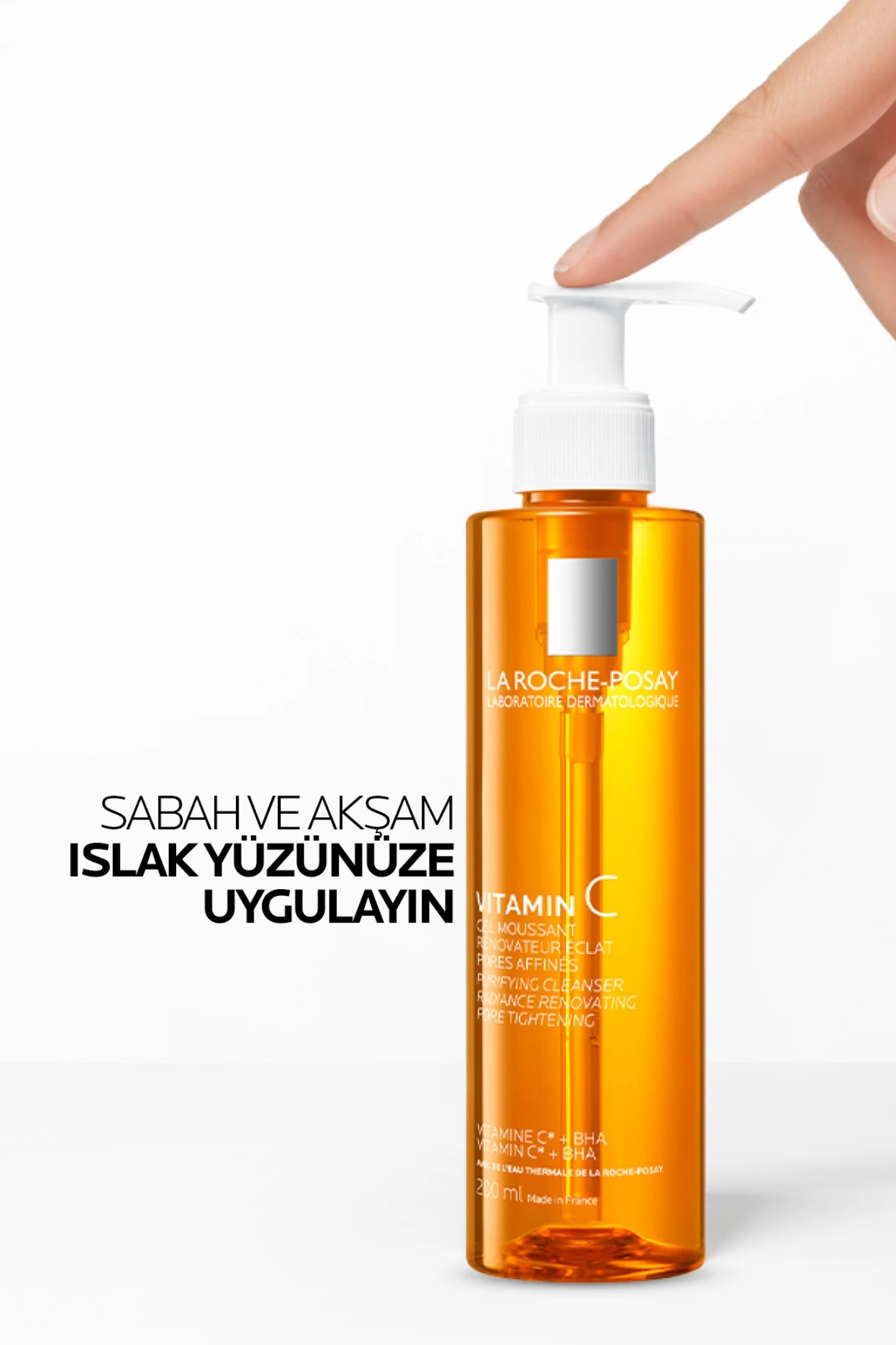 La Roche Posay C Vitamini İçerikli Işıltı Veren Yüz Temizleme Jeli 200 ml