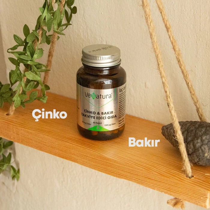 Venatura Çinko & Bakır 60 Kapsül