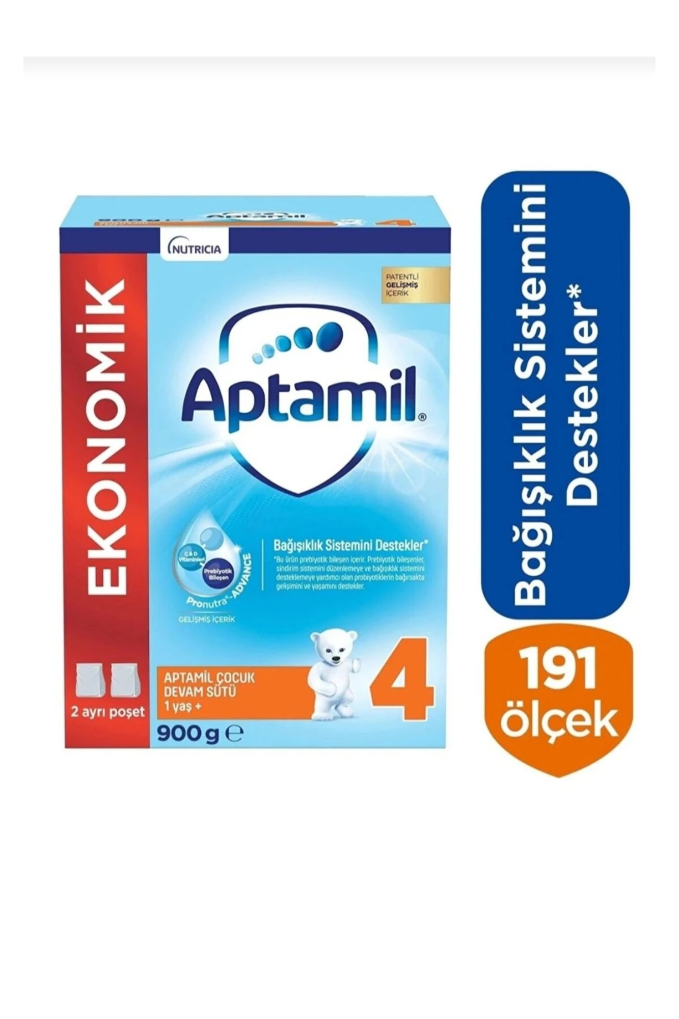 Aptamil Pronutra 4 Devam Sütü 900 gr 1-2 Yaş