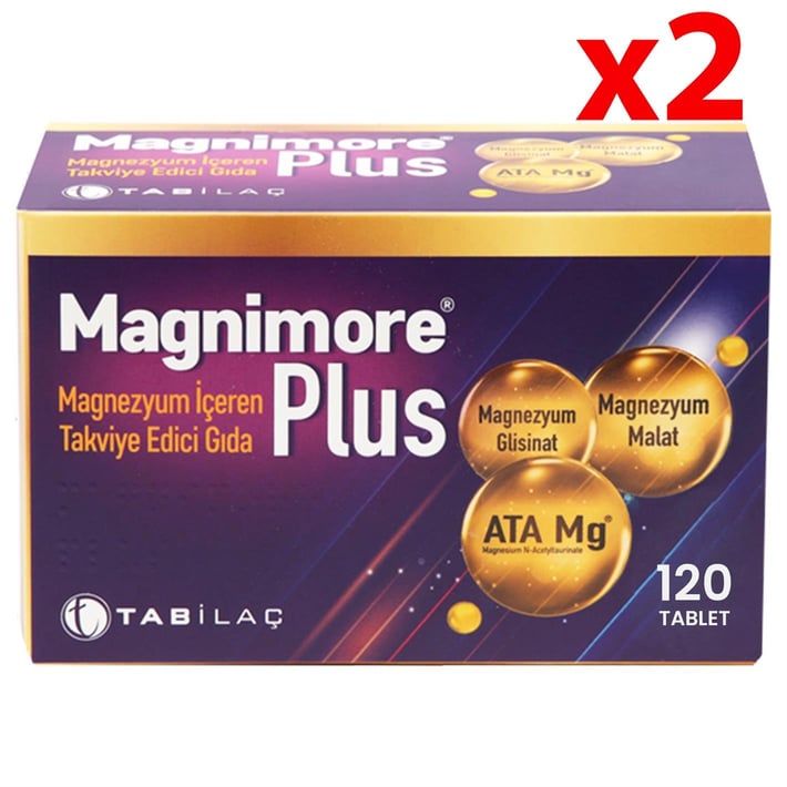 Magnimore Plus 120 Tablet 2 Adet