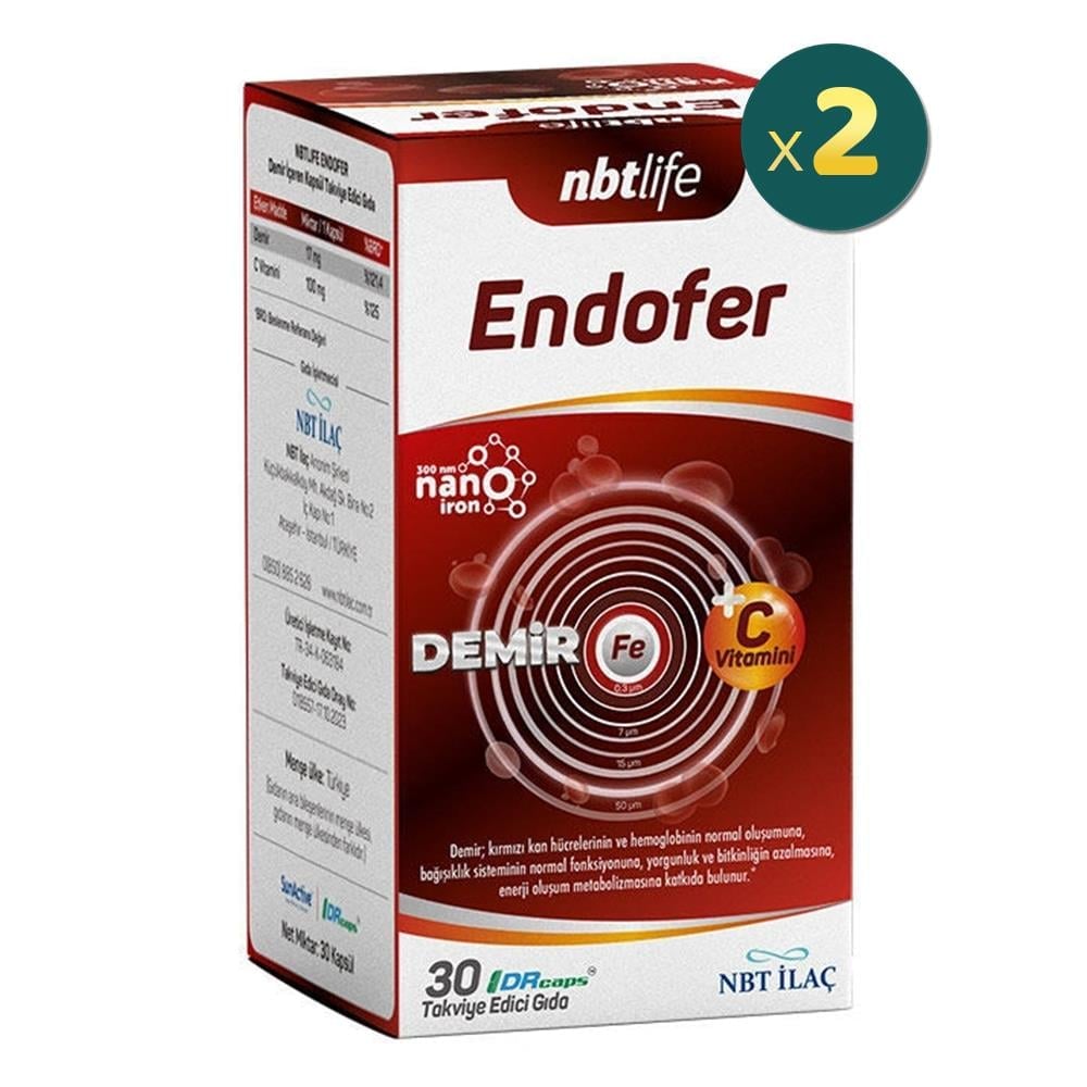 NbtLife Endofer 30 Kapsül 2 Adet