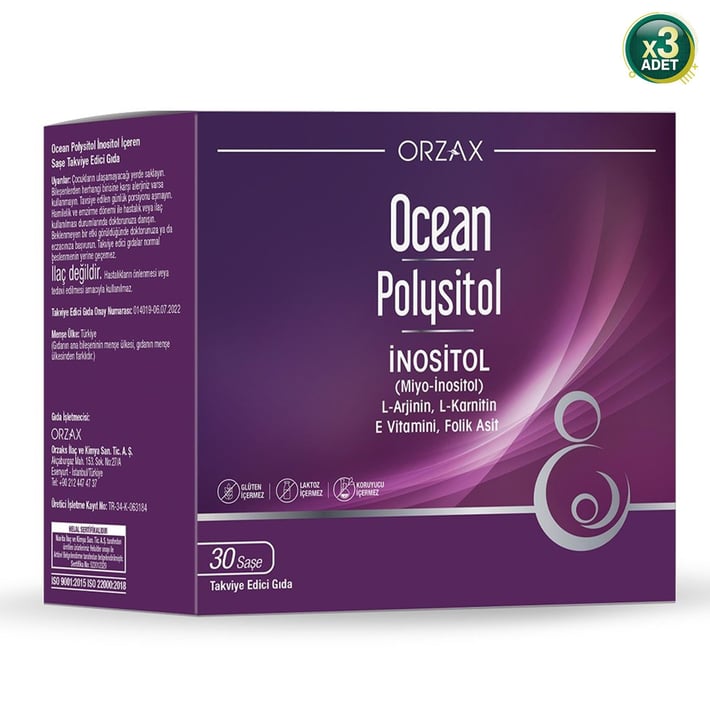 Ocean Polysıtol 400mcg 30 Saşe 3 Adet