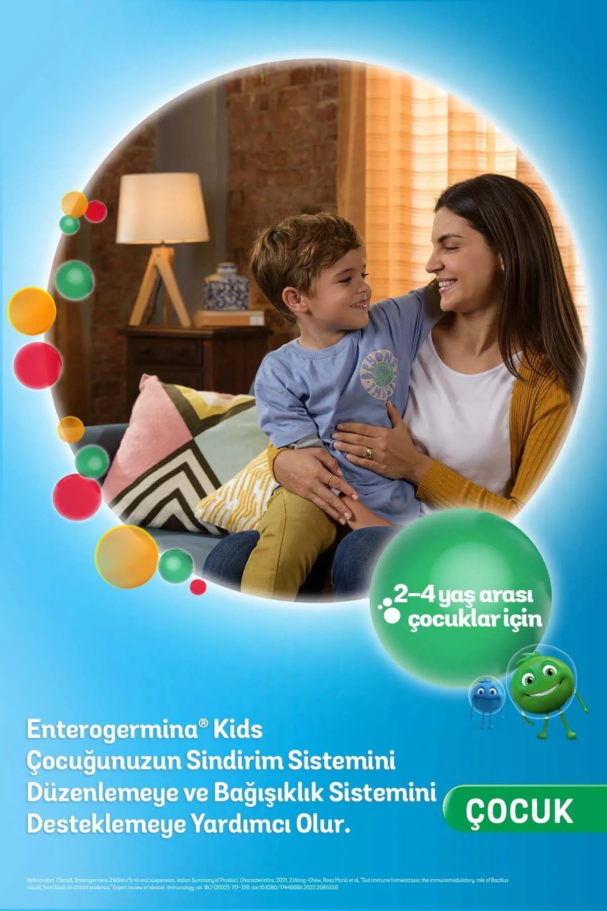 Enterogermina Kids Çocuklar Için Probiyotik 5 ml X 10 Flakon