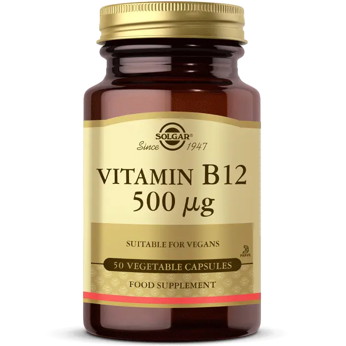 Solgar Vitamin B12 500 mcg 50 Kapsül