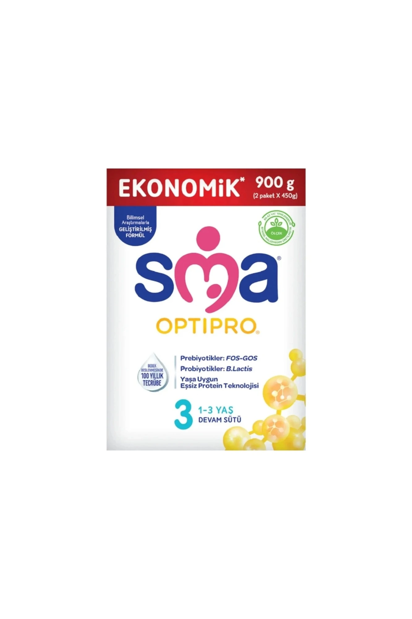 SMA Optipro 3 Devam Sütü 900 gr