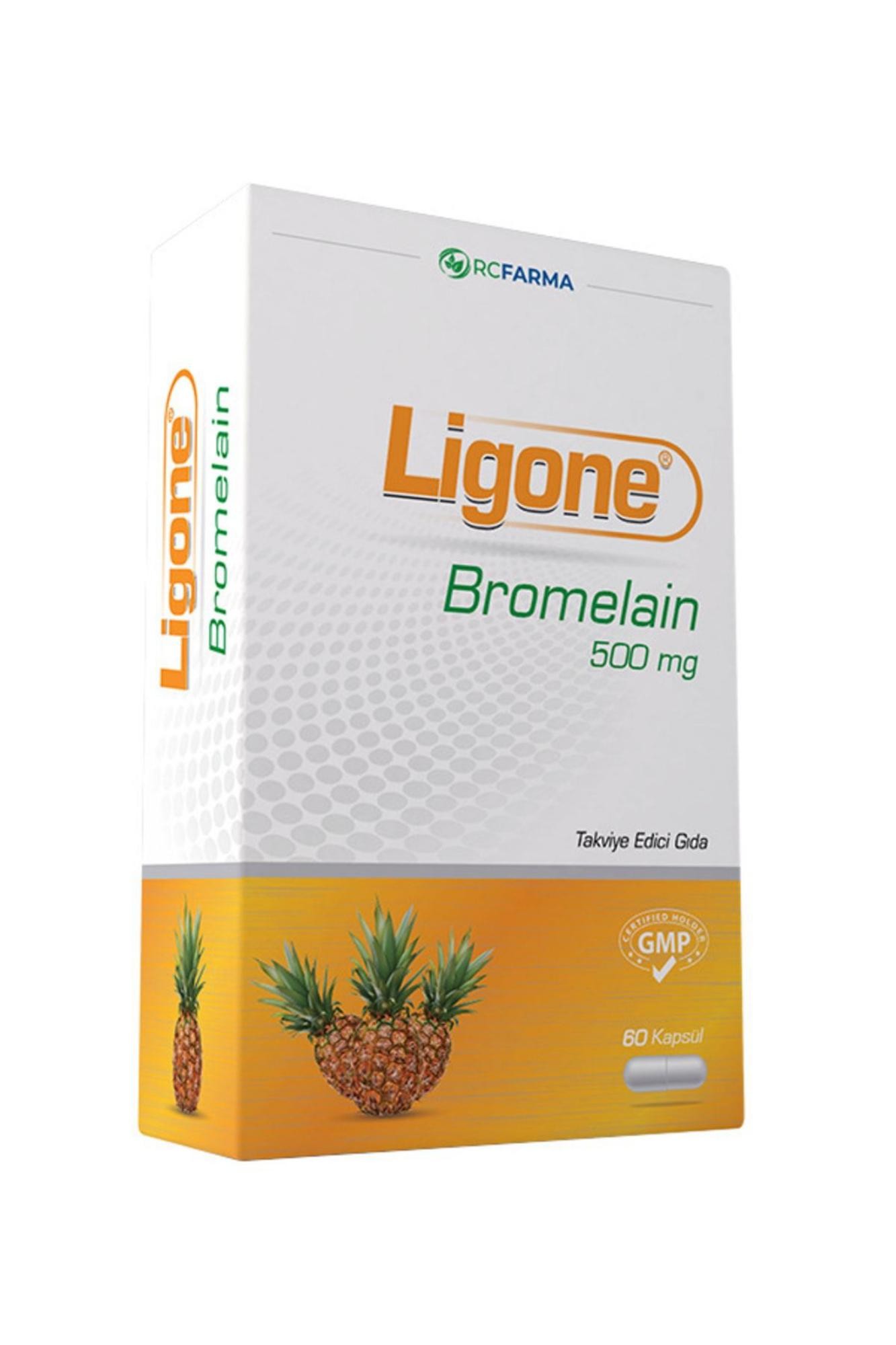 Ligone Bromelain 60 Kapsül