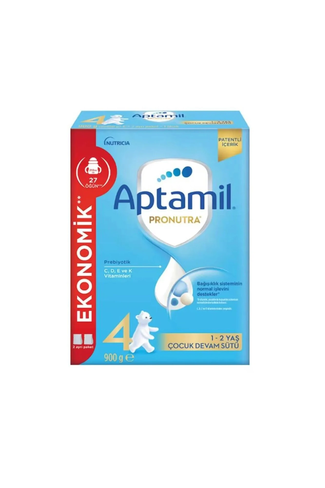 Aptamil Pronutra 4 Devam Sütü 900 gr 1-2 Yaş