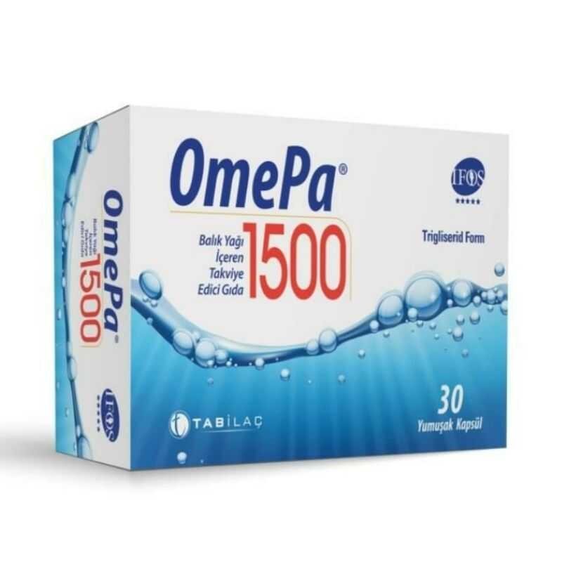 Omepa Balık Yağı 1500 mg 30 Kapsül