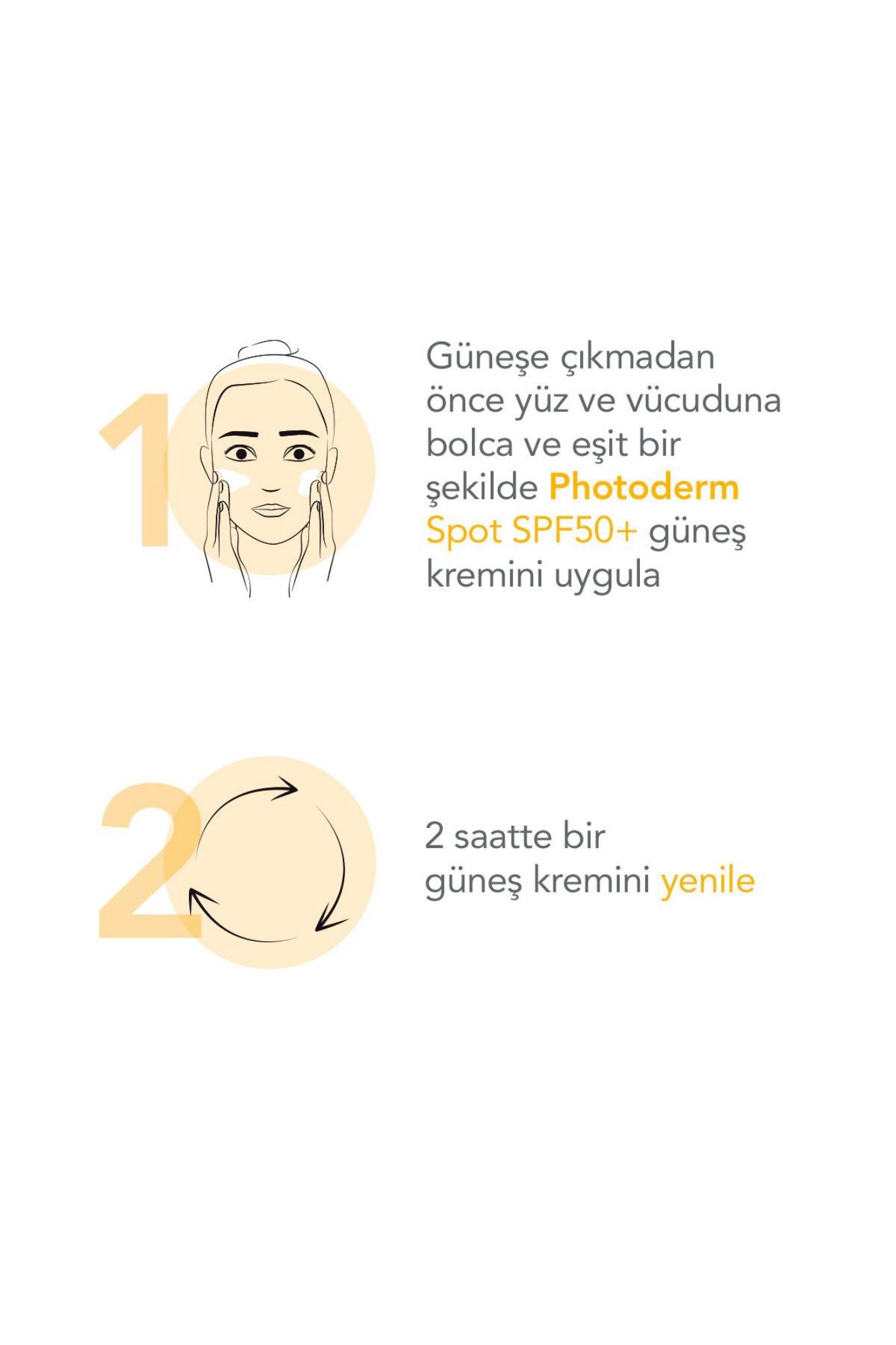 Photoderm SPOT SPF50+ Leke Karşıtı Yüksek Korumalı Yüz ve Vücut Güneş Kremi 150 ml