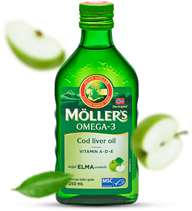Möller's Omega 3 Elma Aromalı Balık Yağı 250 ml