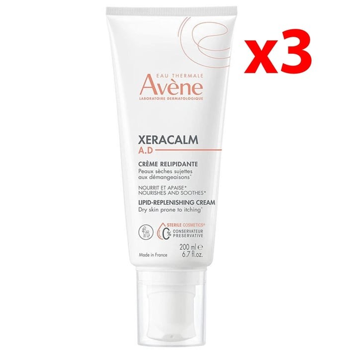 Avene Çok Kuru Ciltler için Nemlendirici Krem - Xeracalm Creme 200 ml 3 Adet