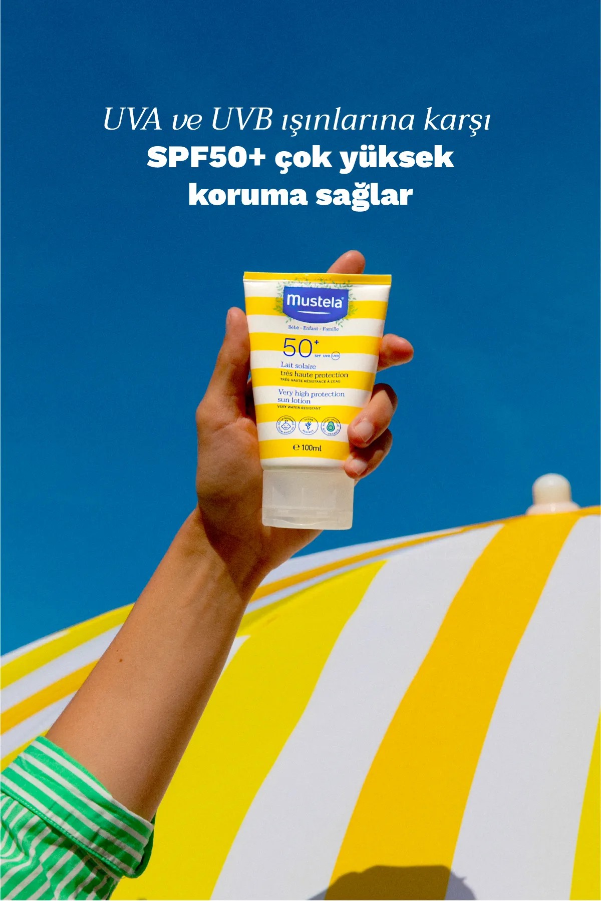 Mustela Güneş Losyonu SPF+50 100 ml
