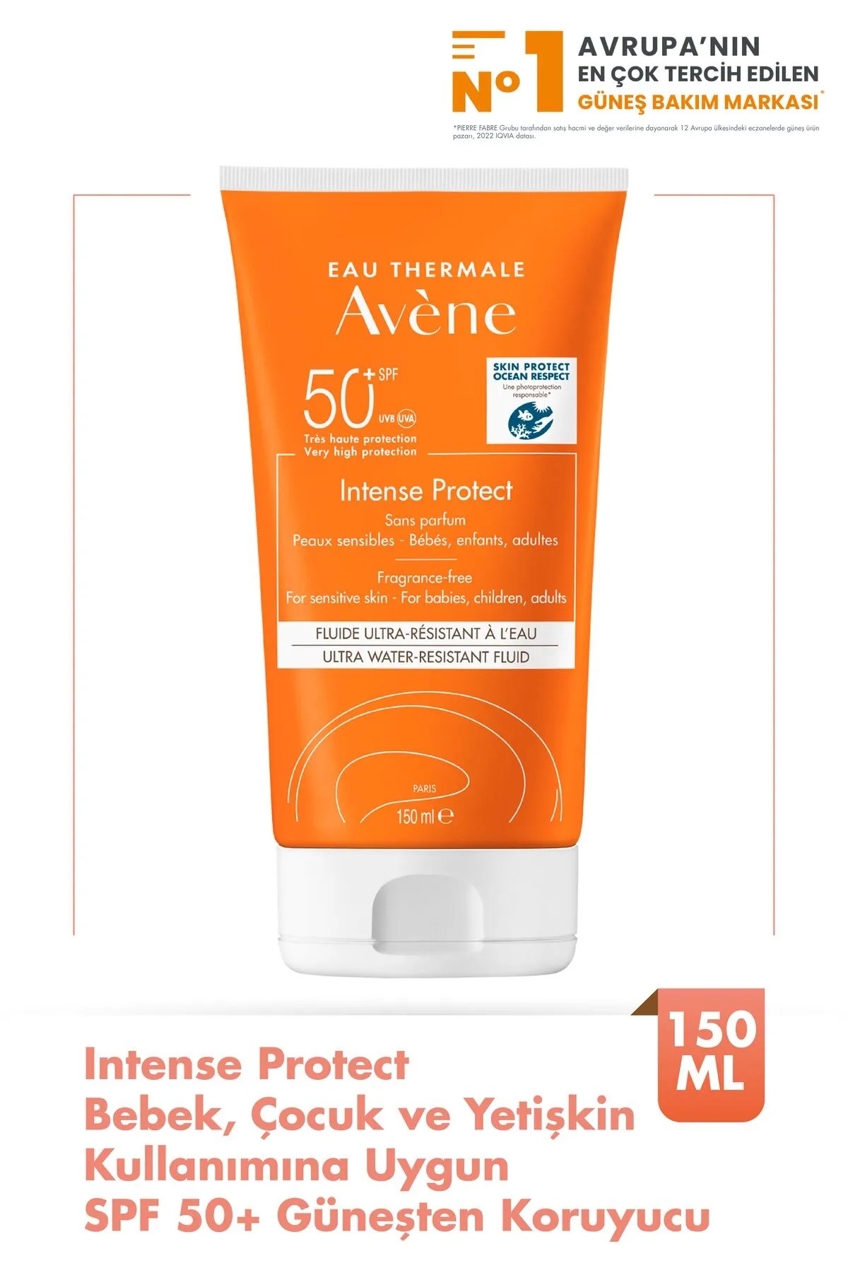 Avene Intense Protect Spf 50 + 150 Ml