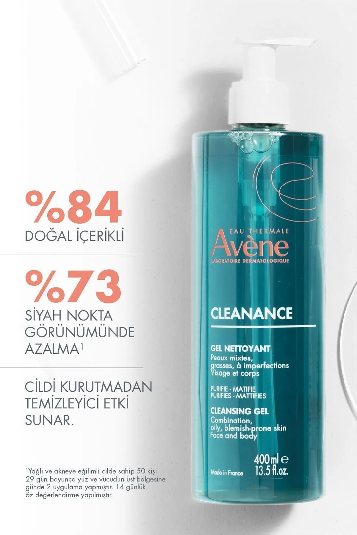 Avene Yağlı Ciltler için Temizleyici 400 ml