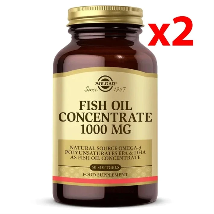 Solgar Fish Oil Concentrate 1000 mg 60 Softgel 2 Adet