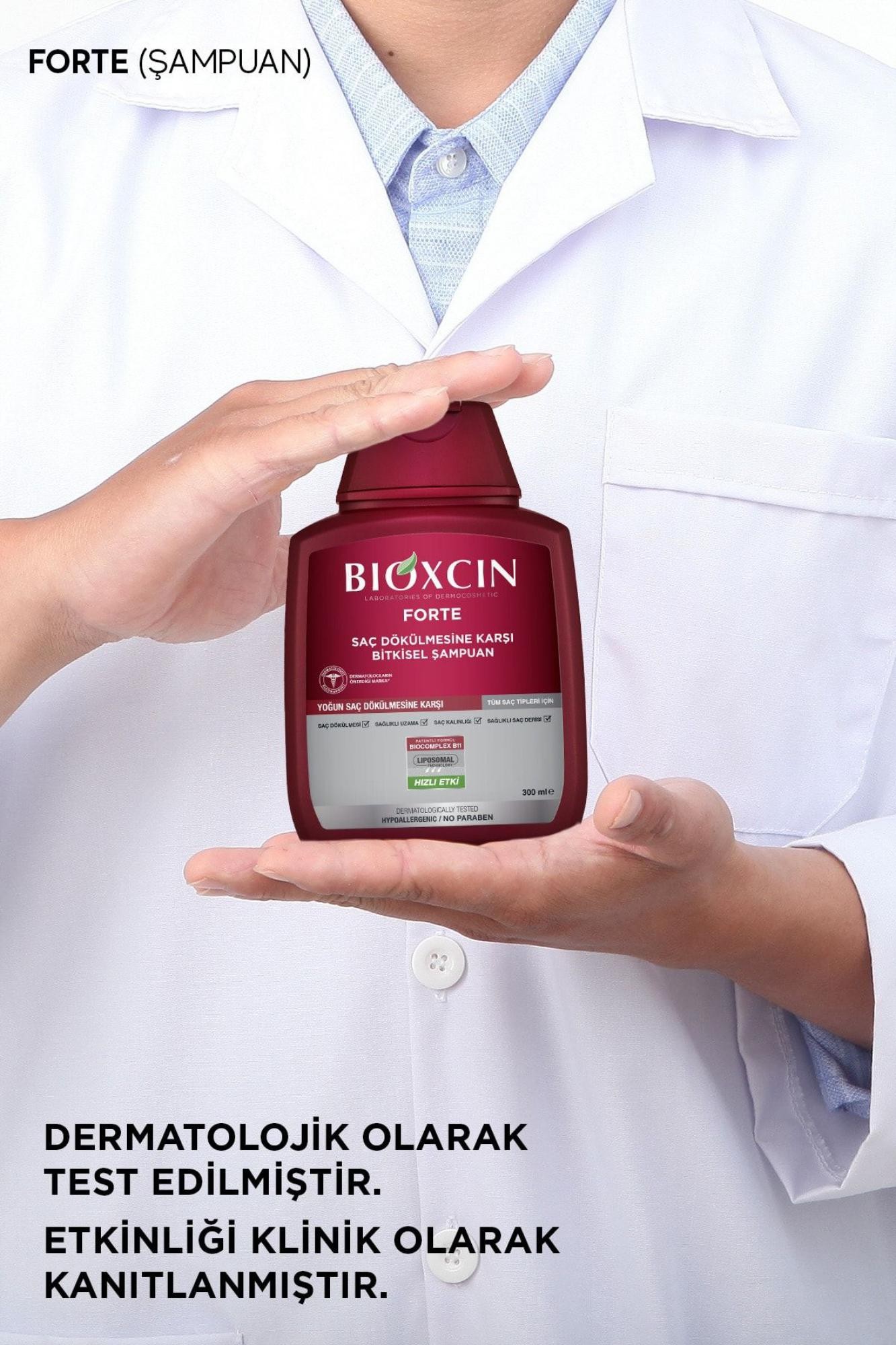 Bioxcin Forte Şampuan 300 Ml - Yoğun Dökülme Karşıtı Şampuan