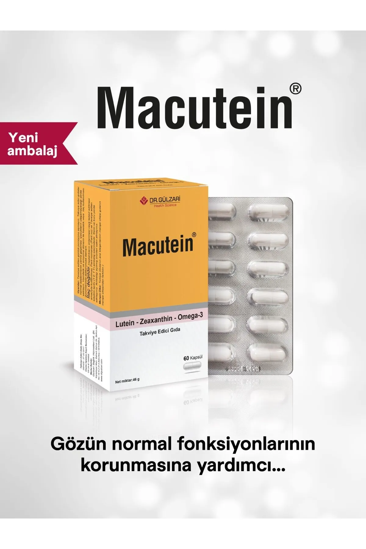Macutein 60 Kapsül