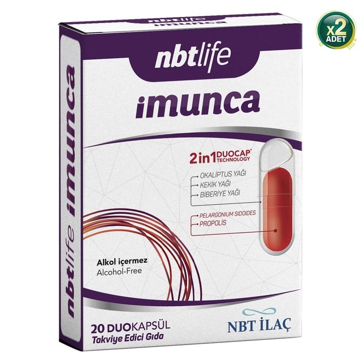Nbtlife Imunca 20 Kapsül 2 Adet