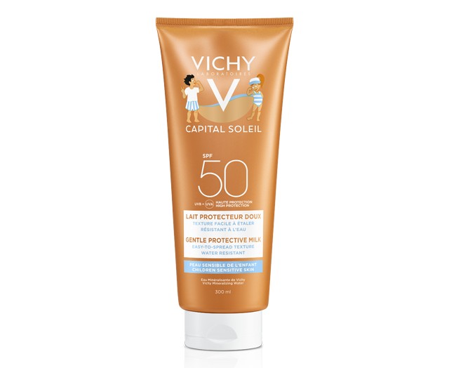 Vichy Capital Soleil SPF 50+  Yüksek Korumalı Çocuk Güneş Sütü 300 ml