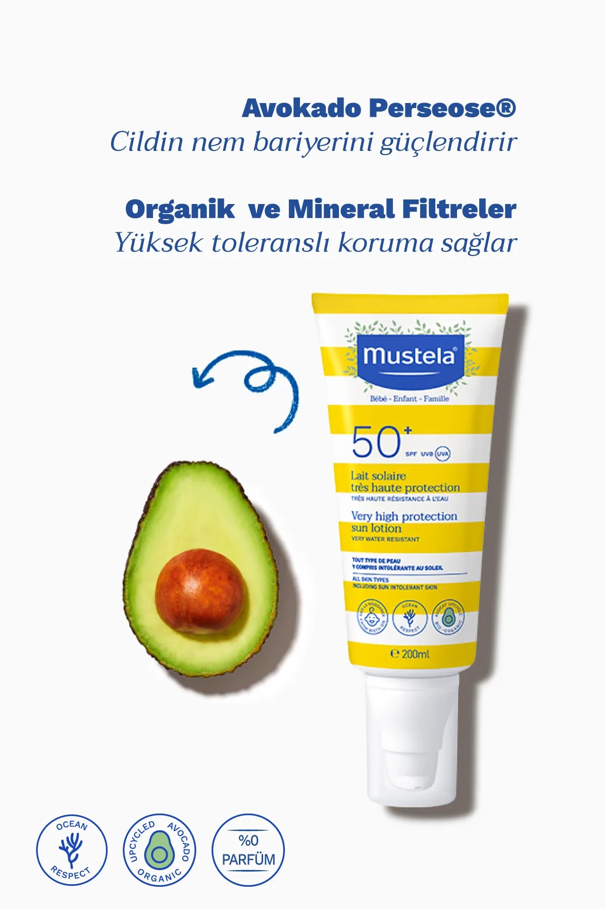 Mustela Güneş Losyonu SPF+50 100 ml