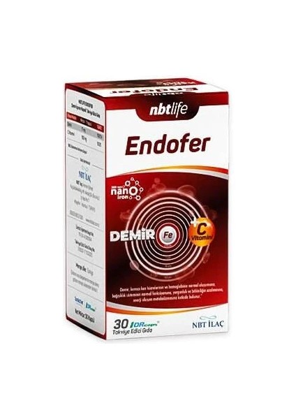NbtLife Endofer 30 Kapsül
