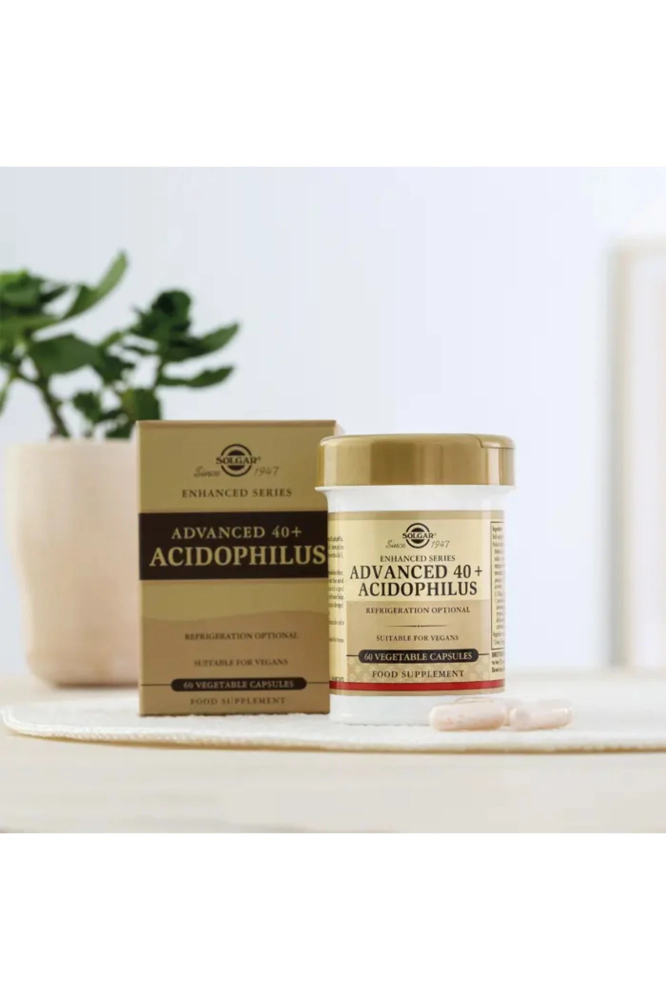 Solgar Advanced 40+ Acidophilus 60 Kapsül