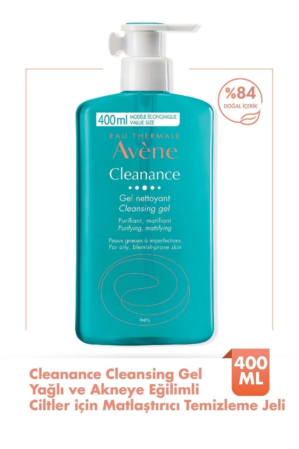 Avene Yağlı Ciltler için Temizleyici 400 ml