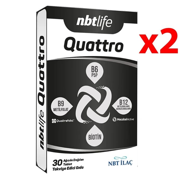 NBT Life Quattro Tablet 30'lu 2 Adet