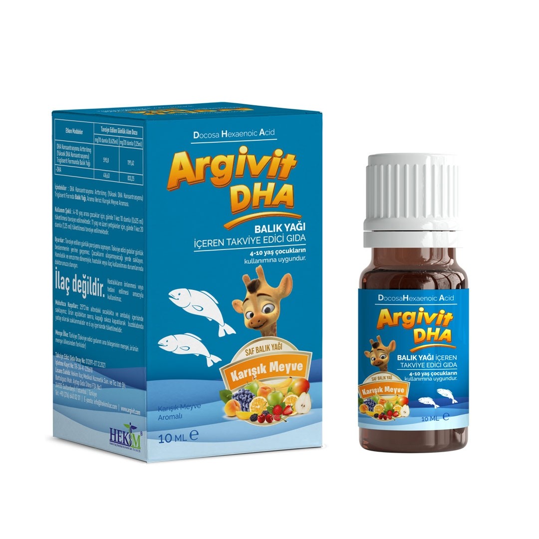 Argivit Dha Balık Yağı 10 Ml