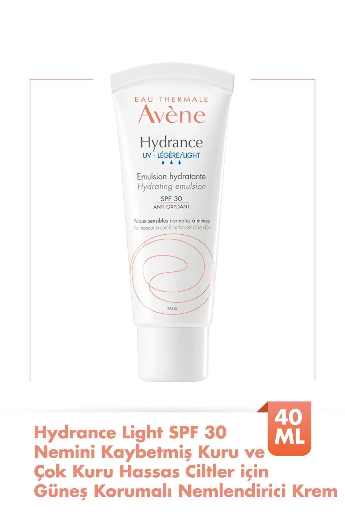 Avene Hydrance Emulsion Hydratane Uv Legere Spf30 40 ml