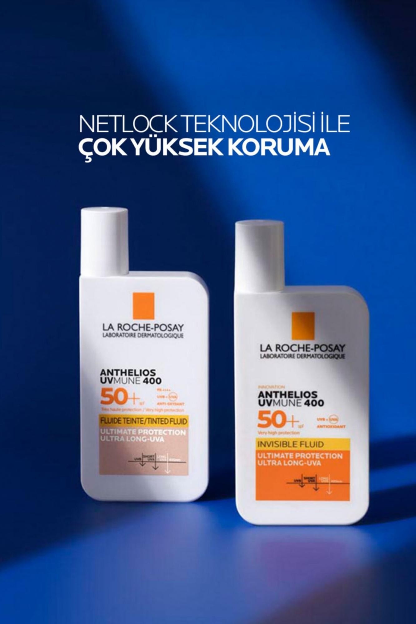 La Roche Posay Anthelios Uvmune Fluid SPF+50 Tüm Ciltler İçin Yüksek Korumalı Yüz Güneş Kremi